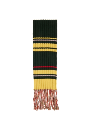 Edward Cuming Green & Yellow Potter Scarf