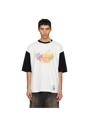 Maison MIHARA YASUHIRO White Fruit Printed T-shirt