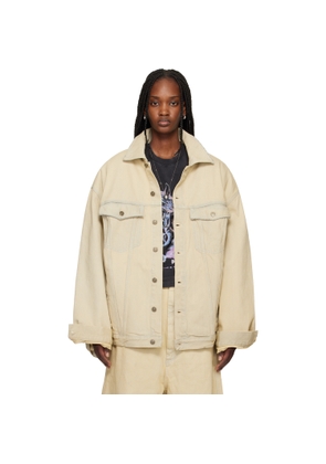 LU'U DAN Off-White Drifter Denim Jacket