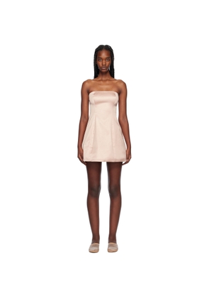 Staud Pink Silvia Minidress