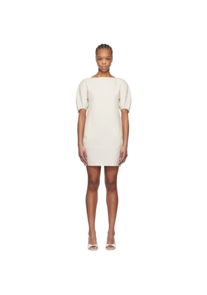 Staud Off-White Didi Minidress