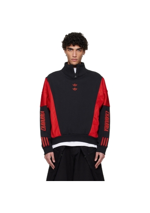 WILLY CHAVARRIA Black & Red adidas Originals Edition Watsonville Turtleneck
