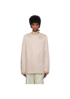 Dries Van Noten Pink Organza Long Sleeve Top