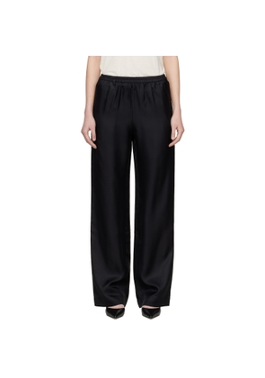 Loulou de Saison Black Alera LDS Silk Twill Trousers