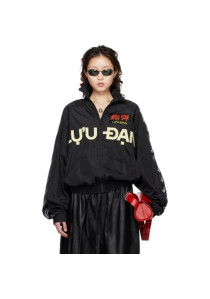 LU'U DAN Black Windbreaker L-D Jacket