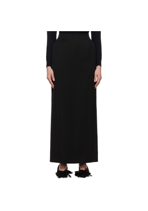 Balenciaga Black Hourglass Maxi Skirt