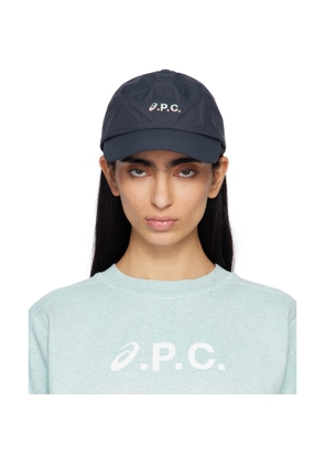 A.P.C. Navy ASICS Edition Charlie Baseball Cap