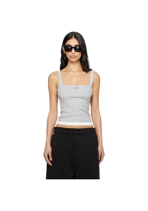 Entire Studios Gray Lounge Tank Top