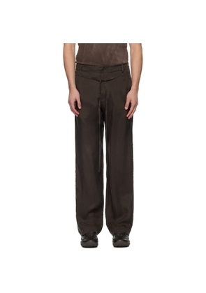 POST ARCHIVE FACTION (PAF) Brown Single Drifter Trousers