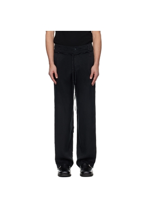 POST ARCHIVE FACTION (PAF) Black Drifter Double Trousers