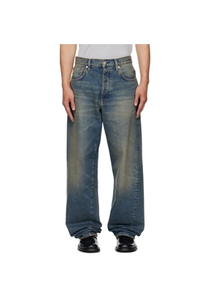 Sunflower Blue Wide Twist Jeans