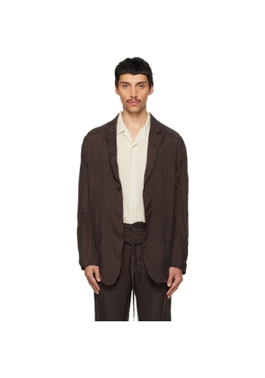 POST ARCHIVE FACTION (PAF) Brown Drifter Single Blazer