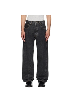 Sunflower Black Wide Twist Jeans