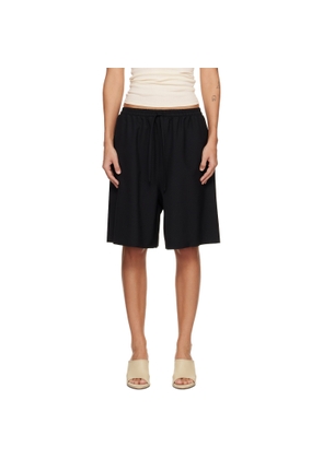 Fear of God Black Drawstring Shorts