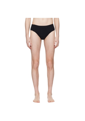 Rick Owens Black Temple Penta Swim Briefs