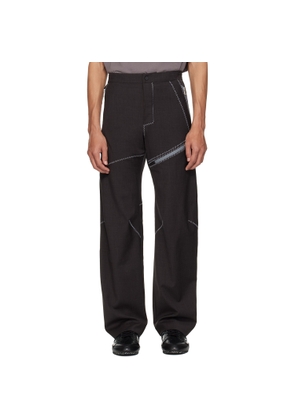 Kiko Kostadinov Brown Fosco Trousers