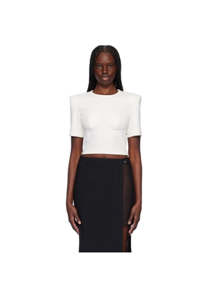 Nensi Dojaka Off-White Beatrice Bustier T-shirt