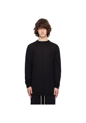 Rick Owens Black Temple Oversized Level Sweater