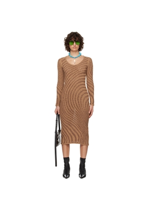 Acne Studios SSENSE Exclusive Brown Midi Dress