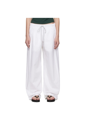 Julie Kegels White 50-50 Trousers