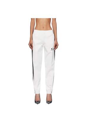 Balenciaga White Striped Track Pants
