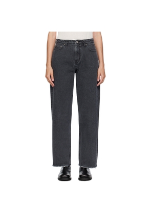 COOR Gray Relaxed Washed Jeans