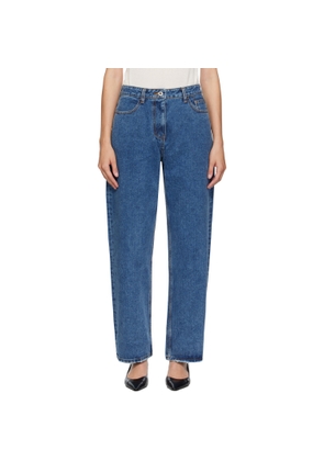 COOR Blue Relaxed Washed Jeans