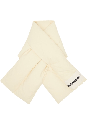 Jil Sander Off-White Down Scarf