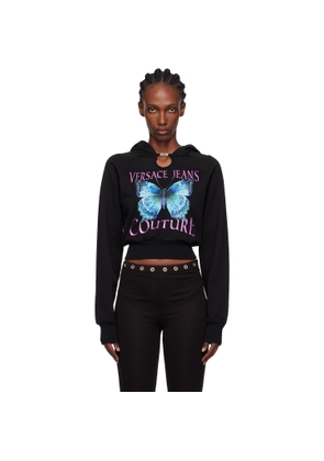 Versace Jeans Couture Black Logo Hoodie