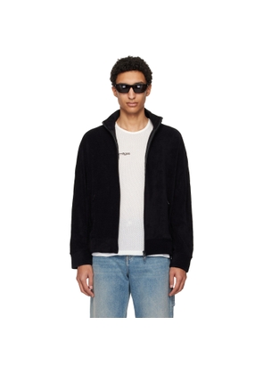 Courrèges Black Spongy Track Jacket