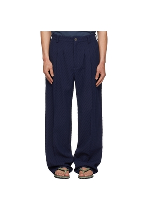 Kiko Kostadinov Blue Noro Trousers