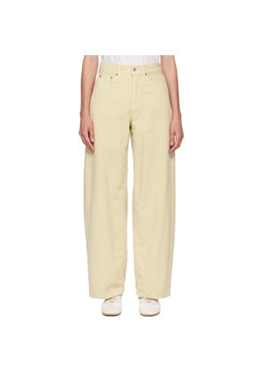 6397 Beige Loose Roomy Trousers