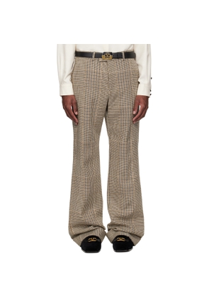 Valentino Beige Rolled Cuff Trousers