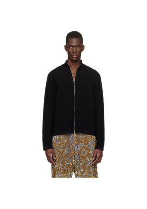 Dries Van Noten Black Zip Sweater