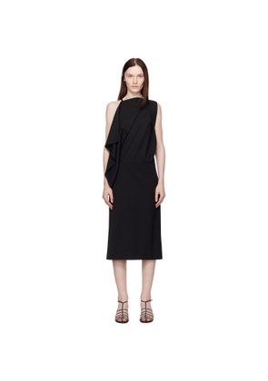 Proenza Schouler Black Elena Midi Dress