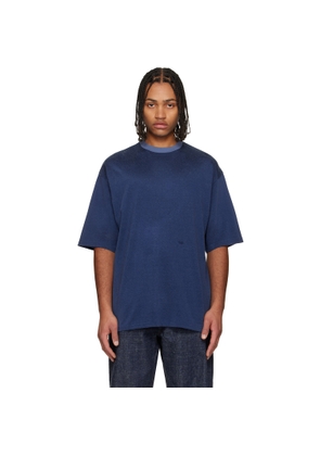 nanamica Navy Rayon Cotton T-shirt