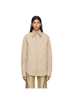 Bianca Saunders Beige Row Back Shirt