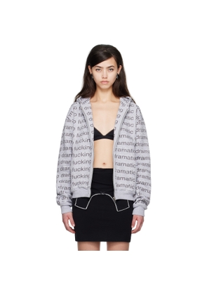 I'm Sorry by Petra Collins SSENSE Exclusive Gray JennyFax Edition Oversized Hoodie