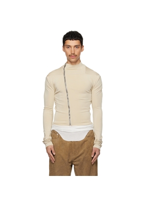 Rick Owens Beige Temple Gary Jacket