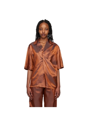 Bianca Saunders Orange Bailey Shirt