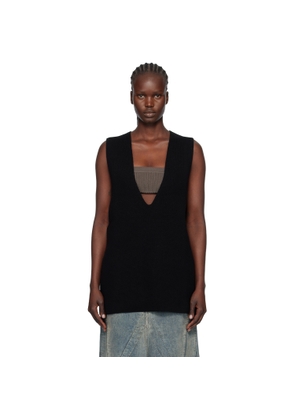 Rick Owens Black Concordians V Tank Top