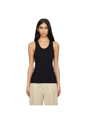 WARDROBE.NYC Black Ribbed Tank Top