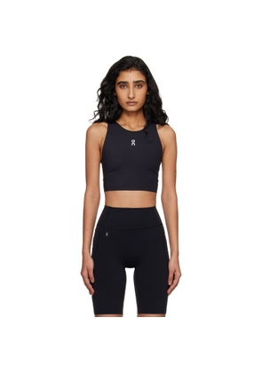 On Black Court Crop Tank Top