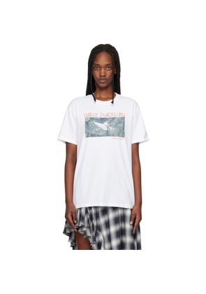 Collina Strada White 'Ugly Duckling' Graphic T-shirt
