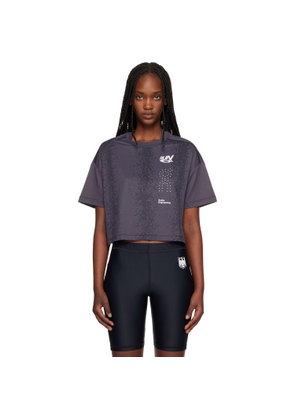 On Gray Performance Volt Running T-shirt