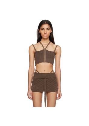KNWLS Brown Cali Tank Top
