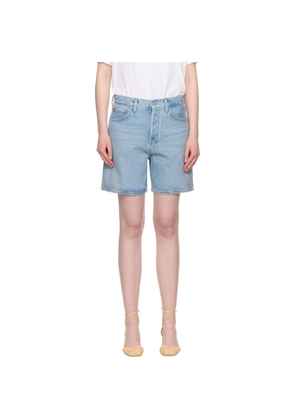 AGOLDE Blue Dame Denim Shorts