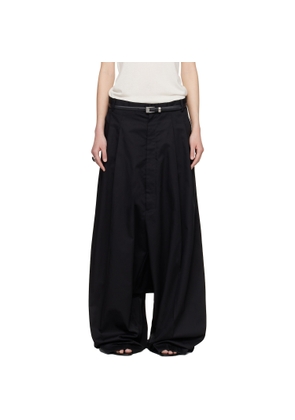 LU'U DAN Black Lowline Trousers