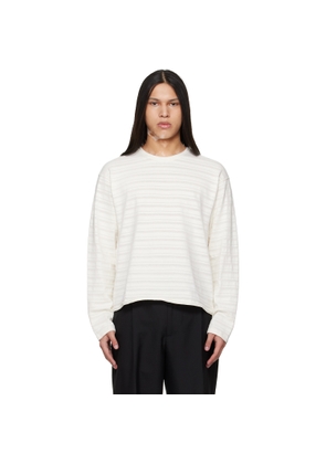 mfpen Off-White Round Neck Sweater
