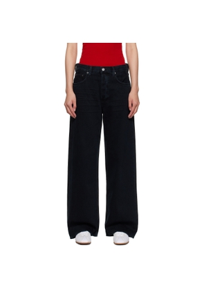 AGOLDE Black Low Slung Baggy 30.5 Jeans